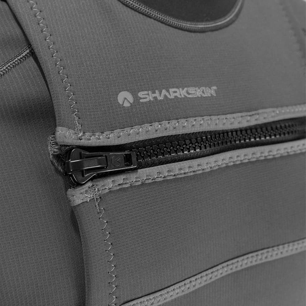 Sharkskin T2 Chillproof Mens Suit Chest Zip Titanium