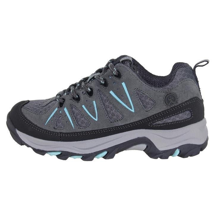 Northside Cheyenne Kids Low Hiking Boots Grey/Aqua US1 / 188-197mm