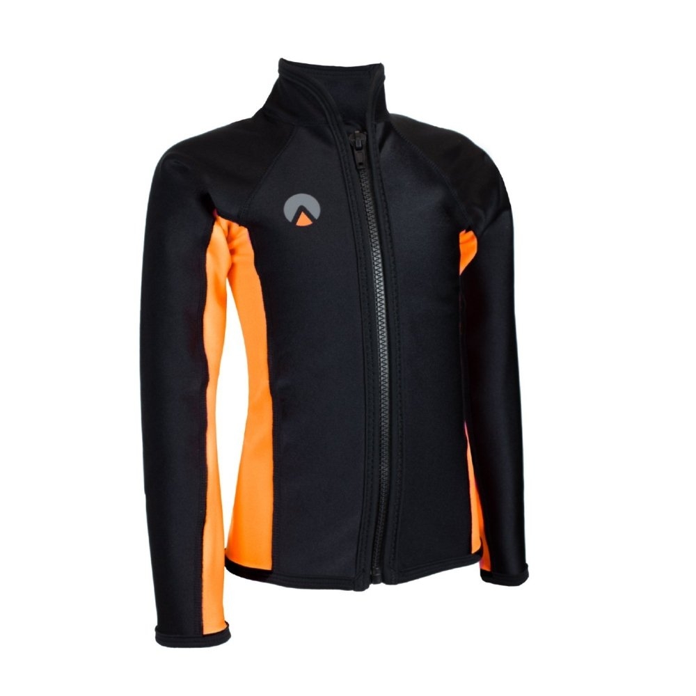 Sharkskin Chillproof Junior Long Sleeve Rash Top Black