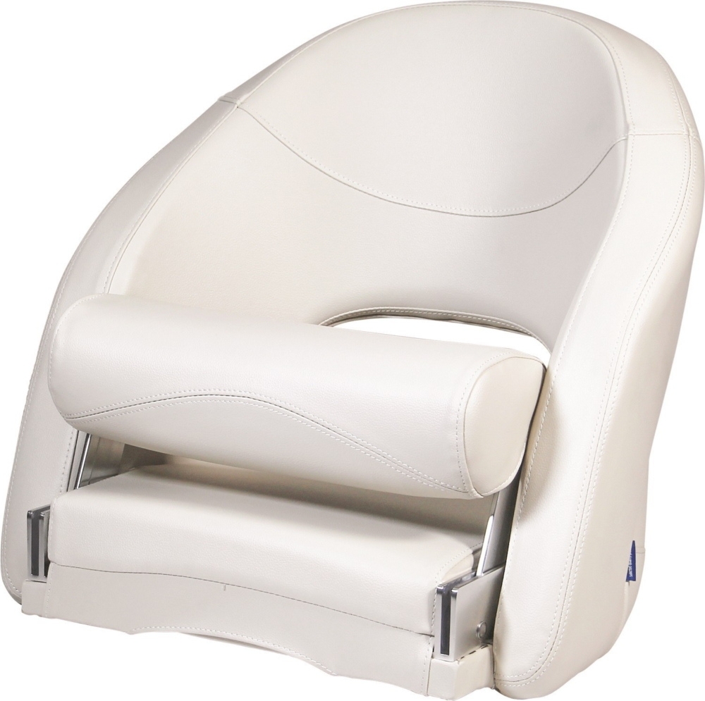VETUS Lieutenant Helm Seat With Flip Up Squab White