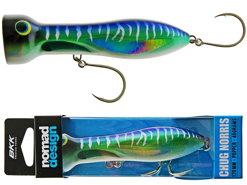 Nomad Design Chug Norris Popper 120mm 45g Spanish Mackerel