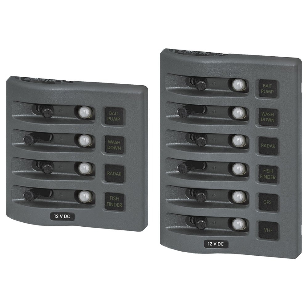 Blue Sea WeatherDeck DC Waterproof Switch Panel 12/24V Circuit Breaker
