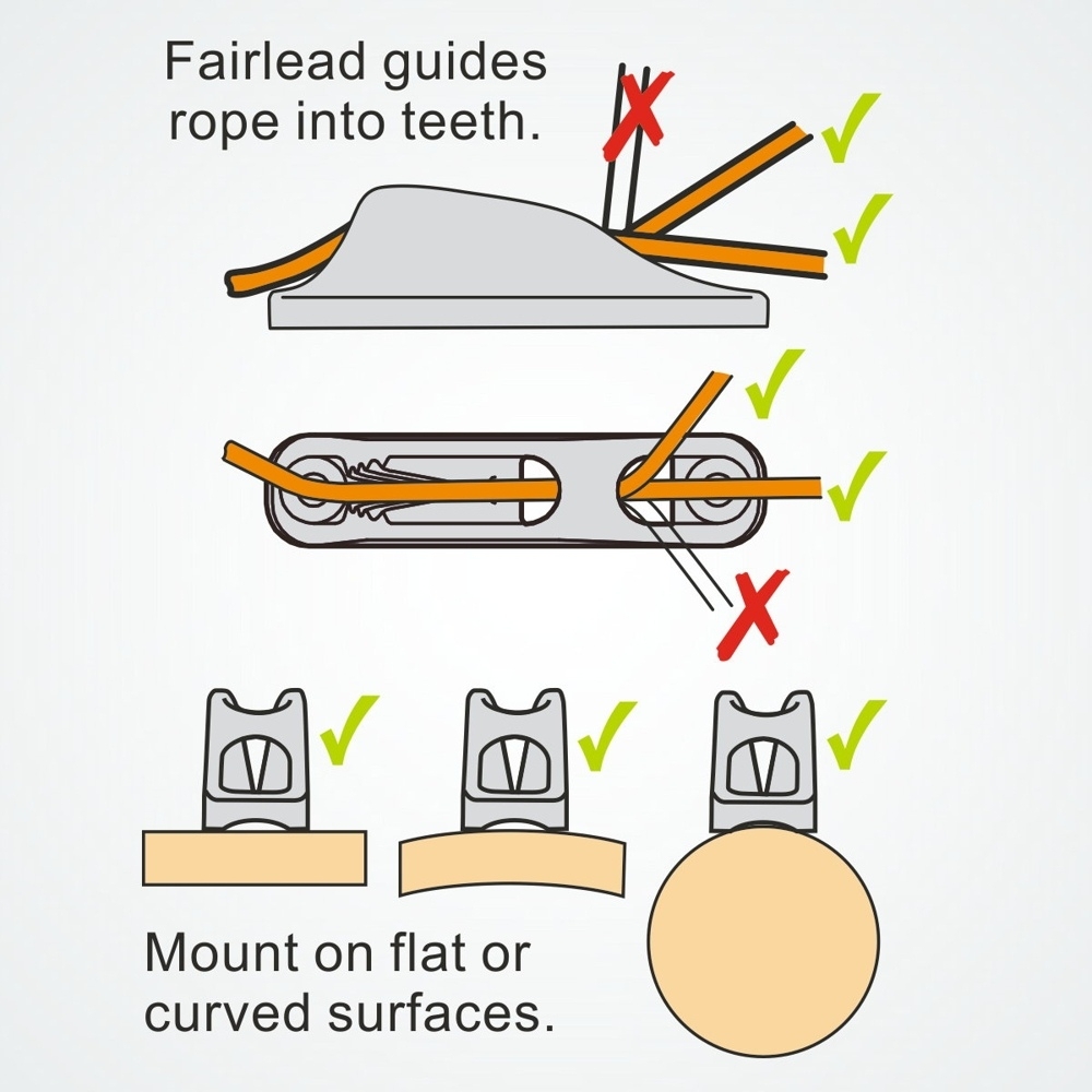 Clamcleat CL211 MK1AN Racing Junior Hard Anodised