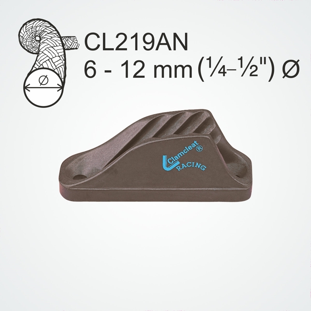Clamcleat CL219 Racing Vertical Cleat Hard Anodised