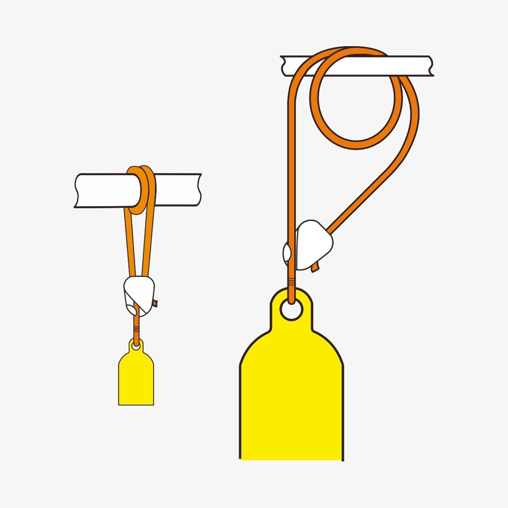 Clamcleat CL223W Loop Cleat White