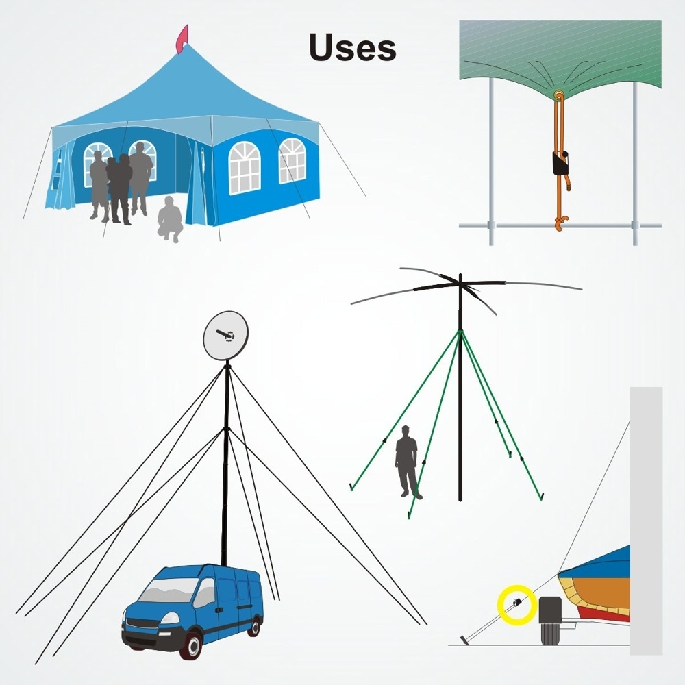 Clamcleat CL223W Loop Cleat White