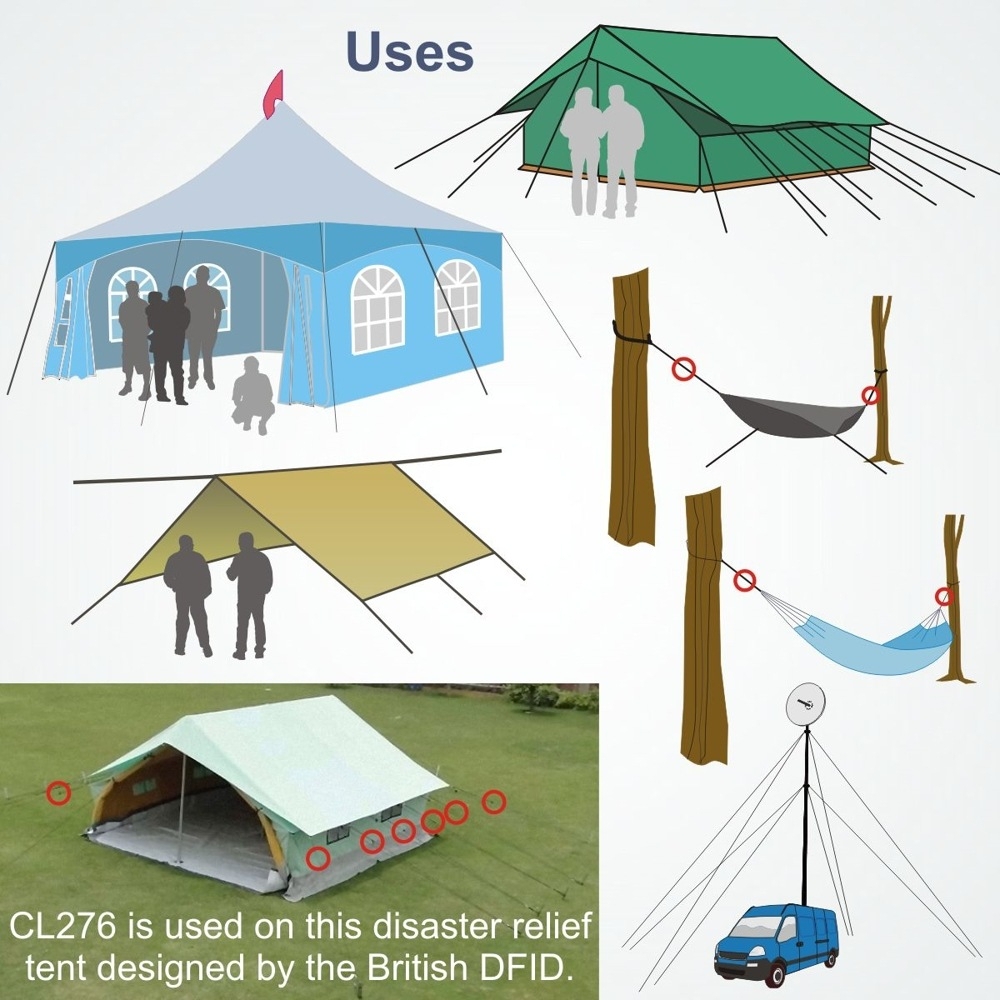 Clamcleat CL276 Medium Line-Lok Cleat Black