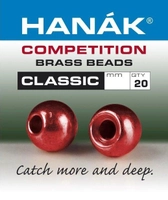 HANAK Competition CLASSIC METALLIC+ Brass Beads Red 2.7mm Qty 20 Thumbnail HANAK Competition CLASSIC METALLIC+ Brass Beads Red 2.7mm Qty 20