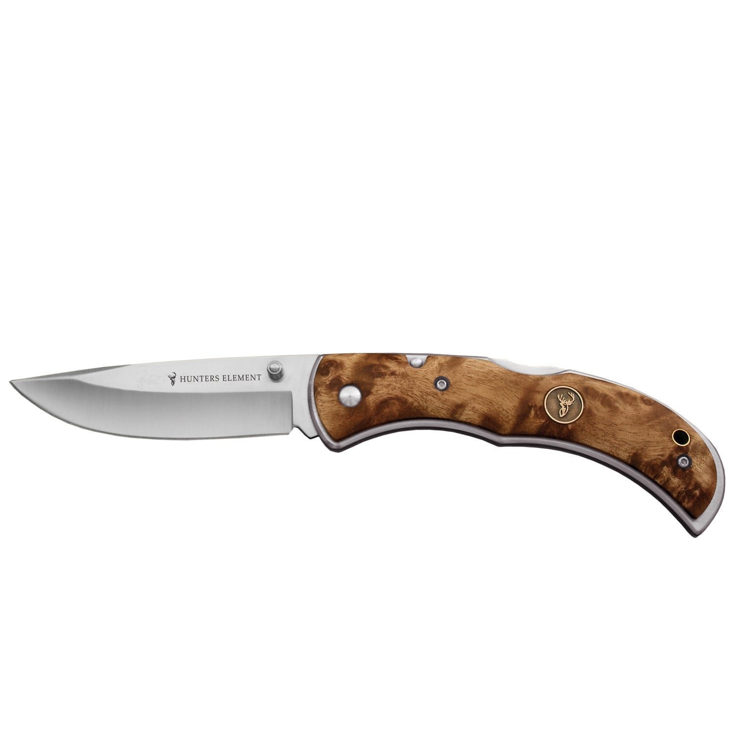 Hunters Element Classic Folding Drop Point Knife 22cm