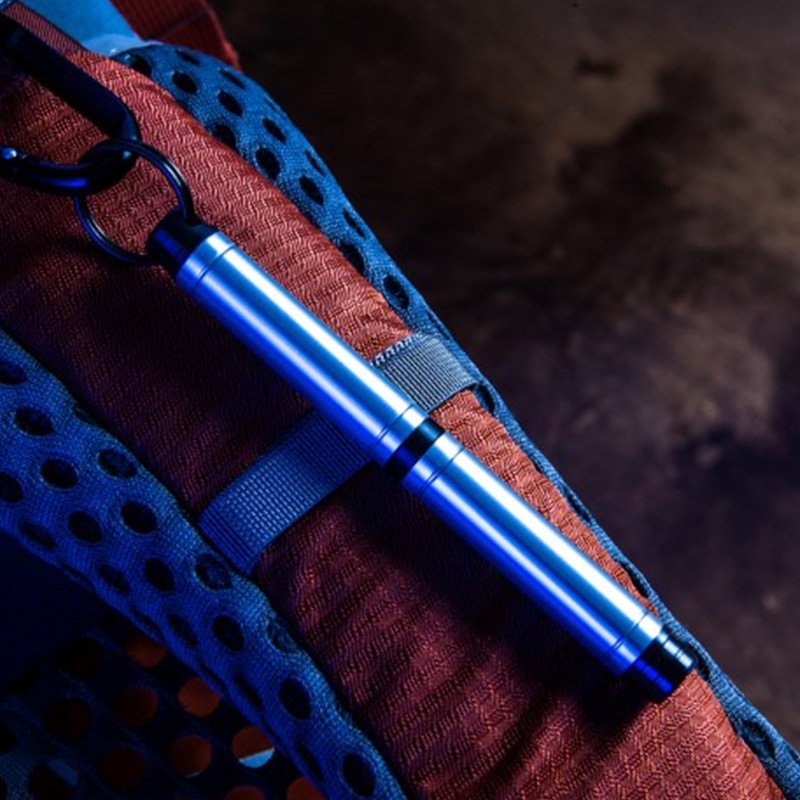 Fisher Backpacker Space Pen with Key Ring Anodised Aluminium
