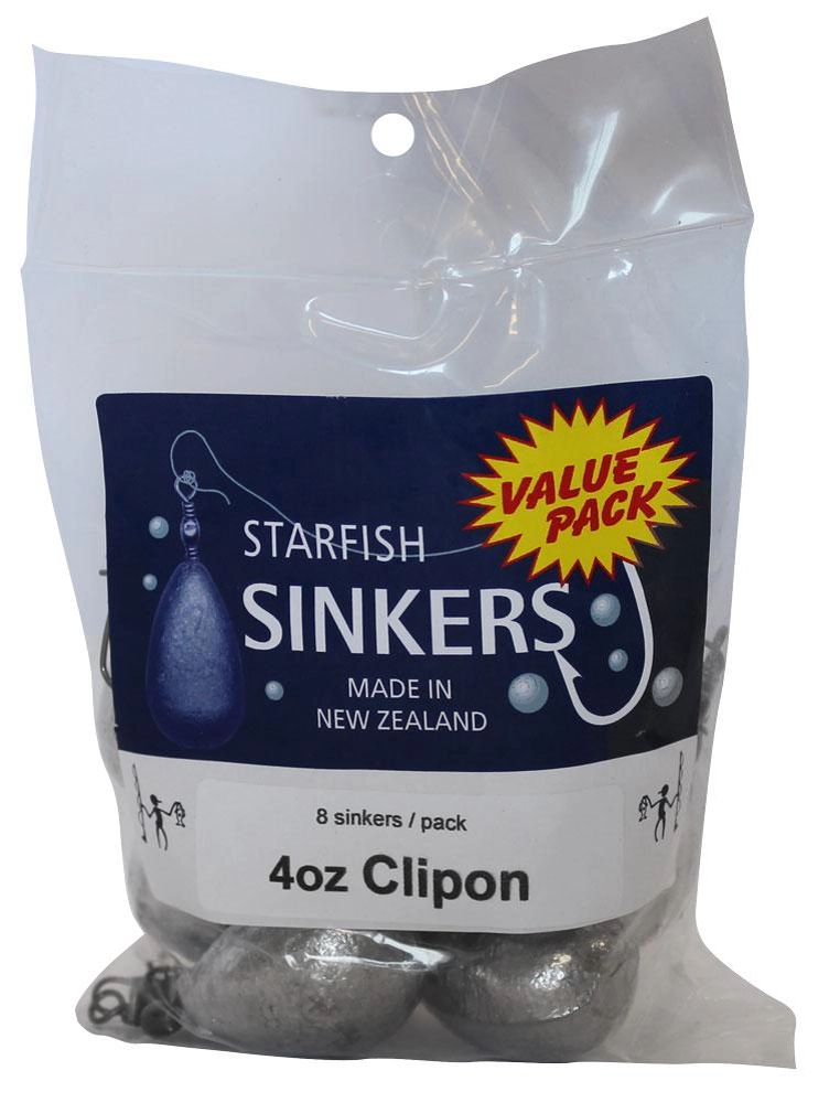 Starfish Clip-On Swivel Sinkers Value Pack Starfish Clip-On Swivel Sinkers Value Pack