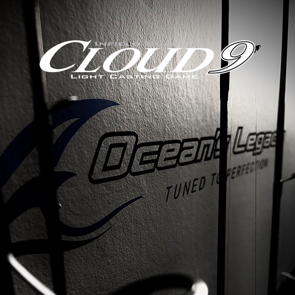 Ocean's Legacy Cloud 9 Softbait Spin Rod 6ft 9in PE3.0 20-45g 1.5pc