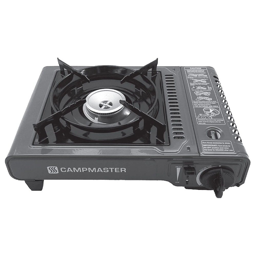 Campmaster Single Burner Butane Stove Black