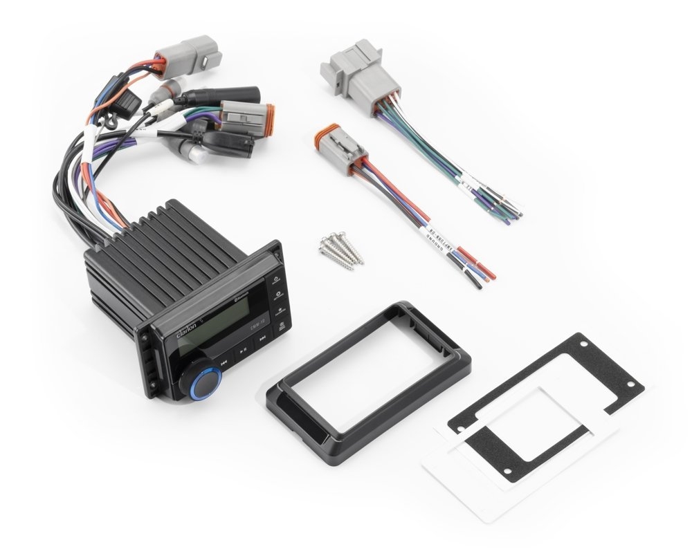 Clarion Marine Compact Source Unit with LCD Display