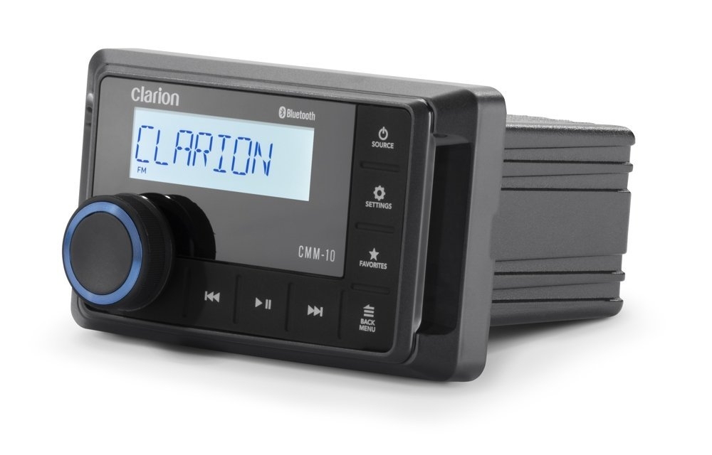 Clarion Marine Compact Source Unit with LCD Display