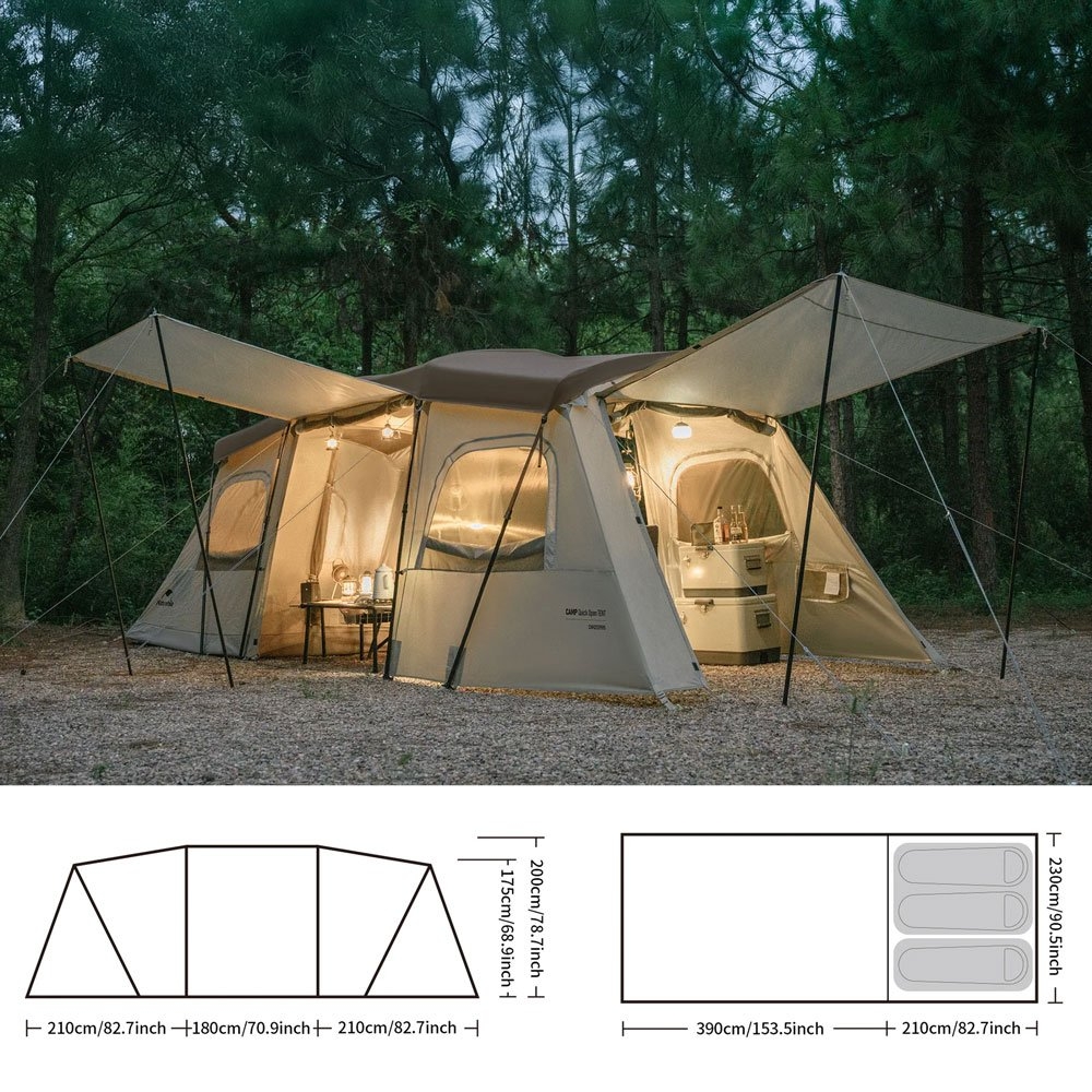 Naturehike Cloud Vessel Fast Tunnel 4P Tent