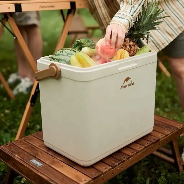 Naturehike 24H Antibacterial Chilly Bin Cooler 24L Beige