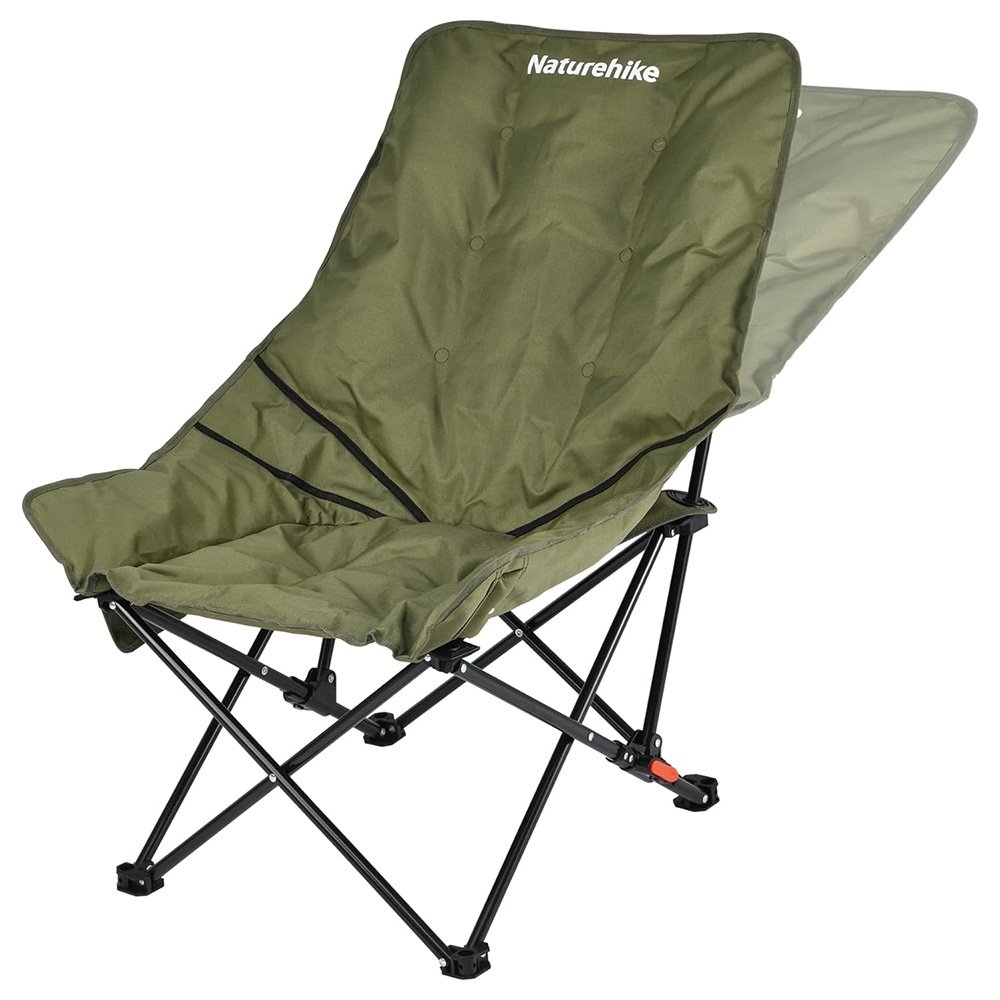Naturehike Sea Star 001 Moon High Back Padded Camping Chair Green