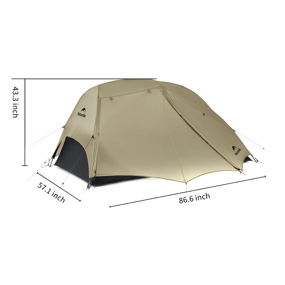 Naturehike Star River Ultralight Backpacking 2P Tent Sand