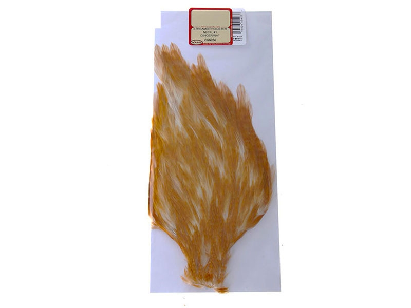 Wapsi Streamer Rooster Neck Feather Ginger