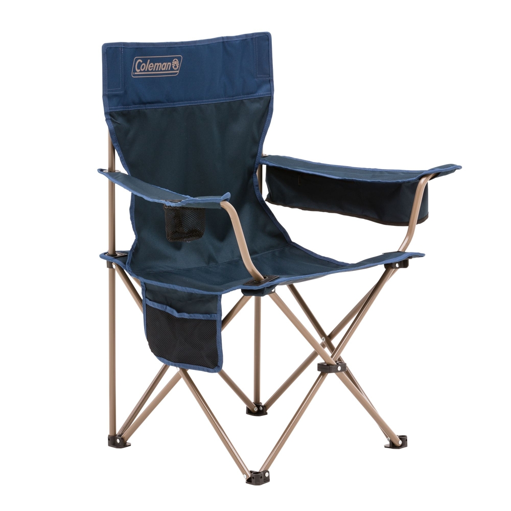 Coleman Quad Rambler Camping Chair Navy/Grey