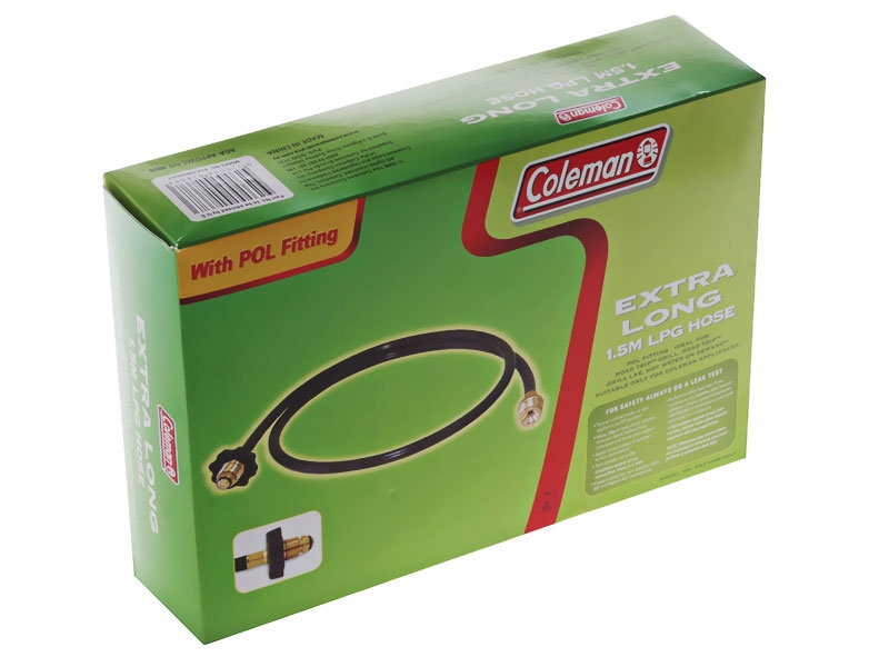 Coleman Extra Long LPG Hose with POL Fitting 1.5m