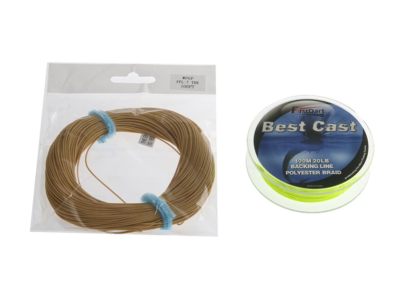 Okuma SLV 5/6 and Taimer XTCII No.6 Fly Fishing Combo with Fly Line and Backing with Tube