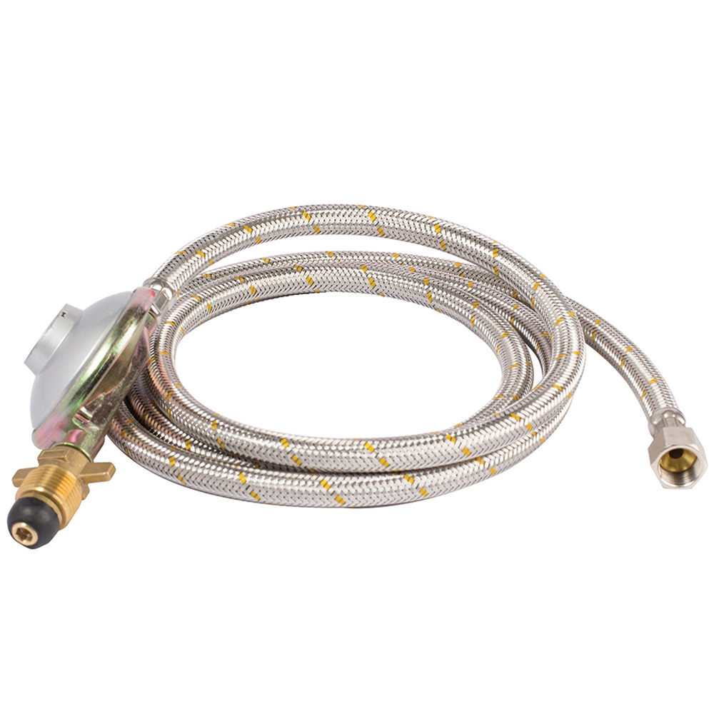 Companion Stainless Steel Gas Hose POL Regulator 3/8in SAE 2000mm