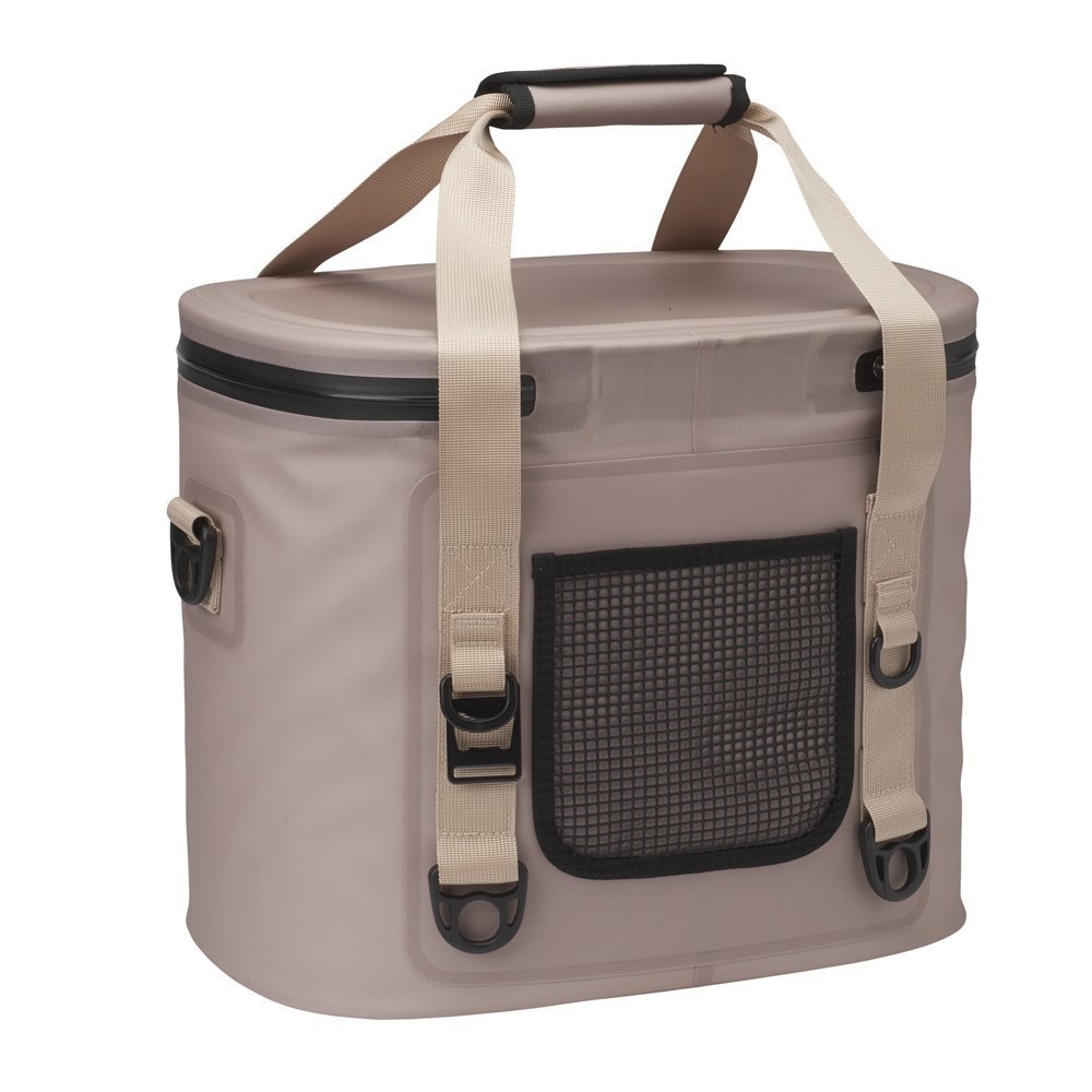 Icey-Tek Heavy Duty 30-Can Cooler Bag Beige