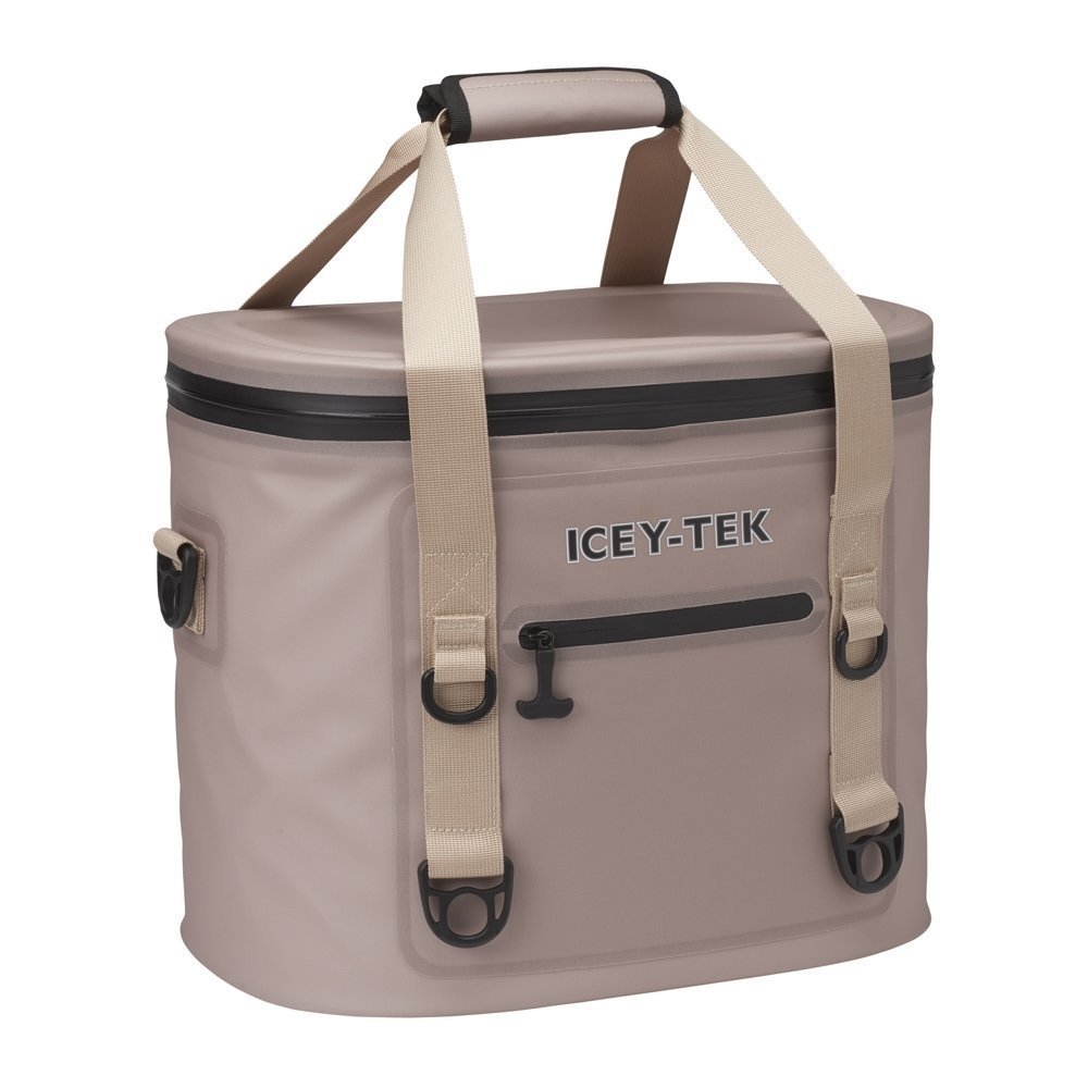 Icey-Tek Heavy Duty 30-Can Cooler Bag Beige