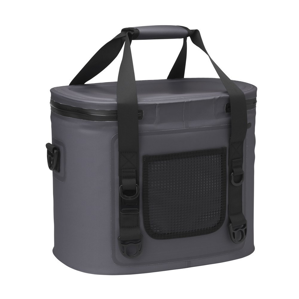 Icey-Tek Heavy Duty 30-Can Cooler Bag Grey