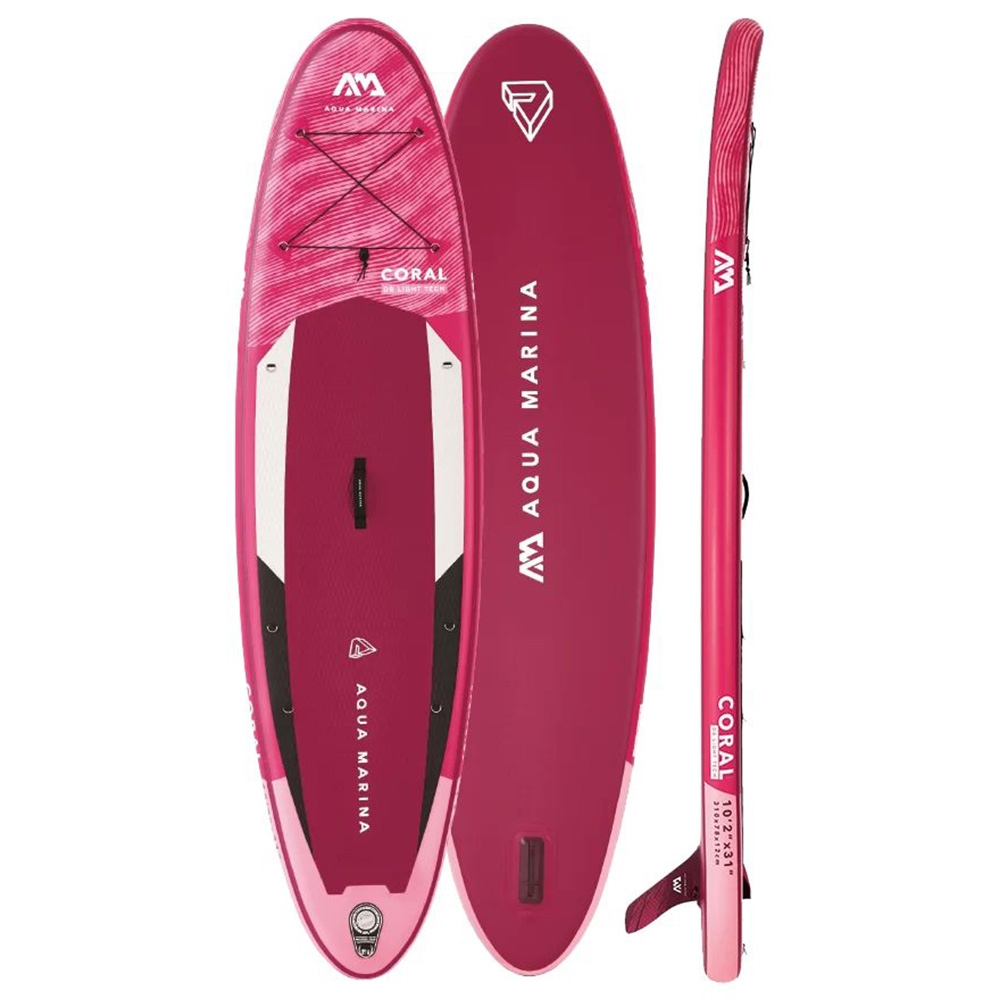 Aqua Marina Coral All-Round Inflatable Stand Up Paddle Board Package 10ft 2in