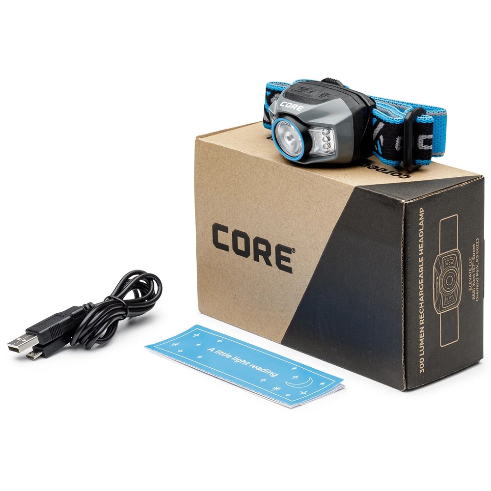 CORE Rechargeable LED Headlamp 300 Lumens