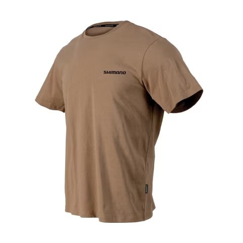 Shimano Lead The Game Mens T-Shirt Brown Trout
