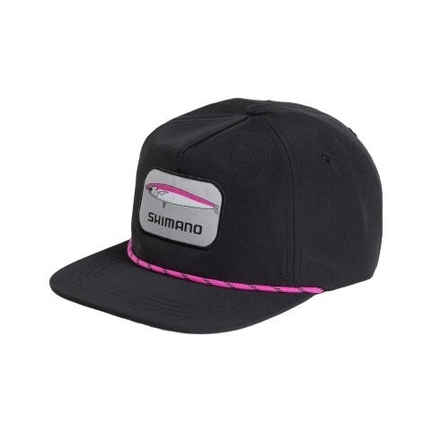 Shimano Dive Flat Lure Flat Peak Cap Black
