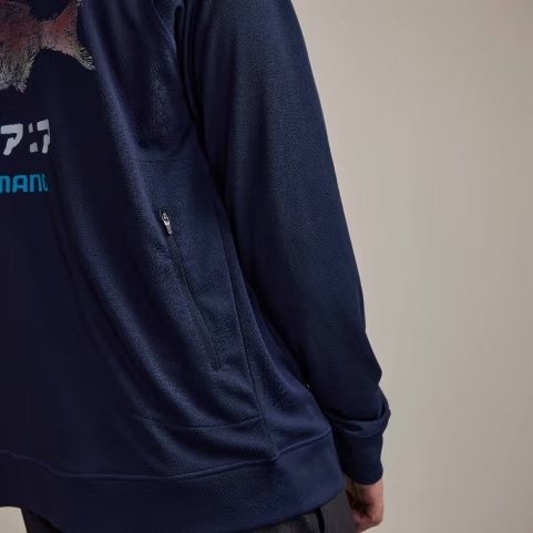 Shimano Gyotaku Lightweight UPF Hoodie Snapper Navy