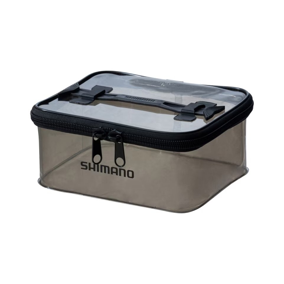 Shimano System Storage Case Smoke Grey Large 19 x 24 x 9.5cm