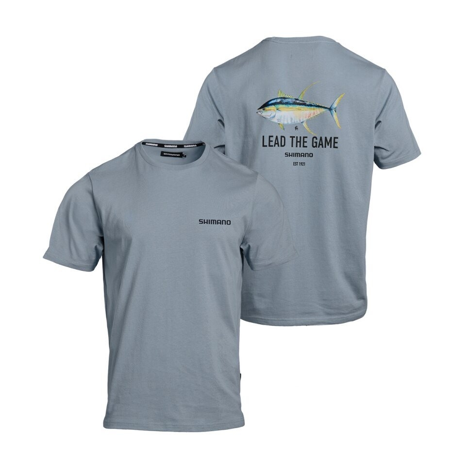 Shimano Lead The Game Mens T-Shirt Yellowfin