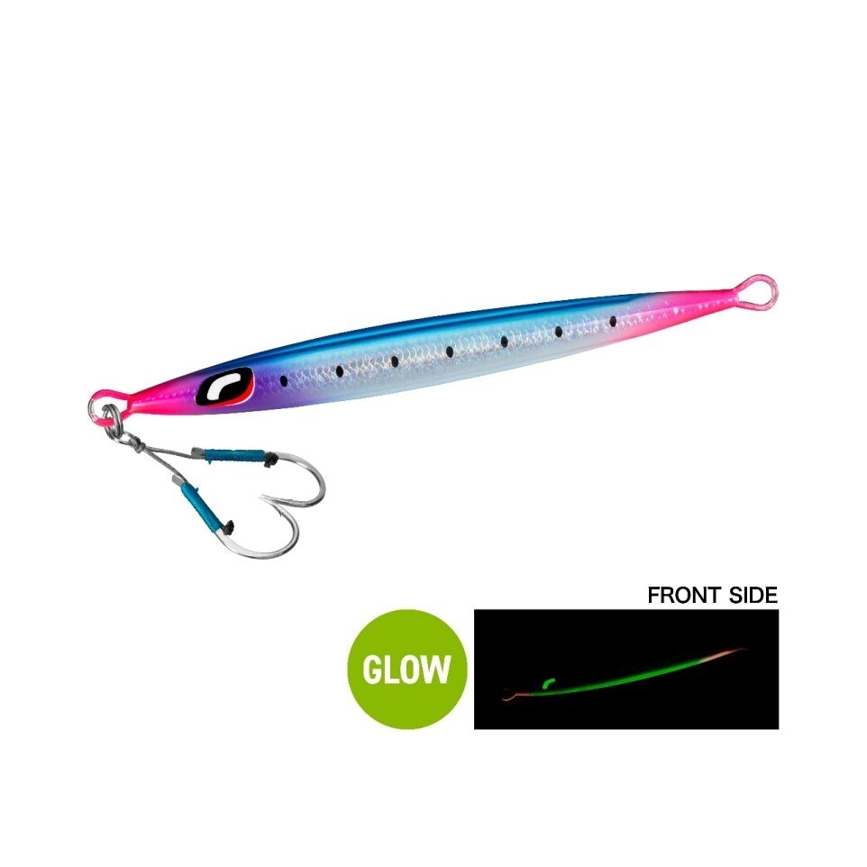 Shimano Ocea Pebble Light Slow Pitch Metal Jig 80g Sardine Candy Glow