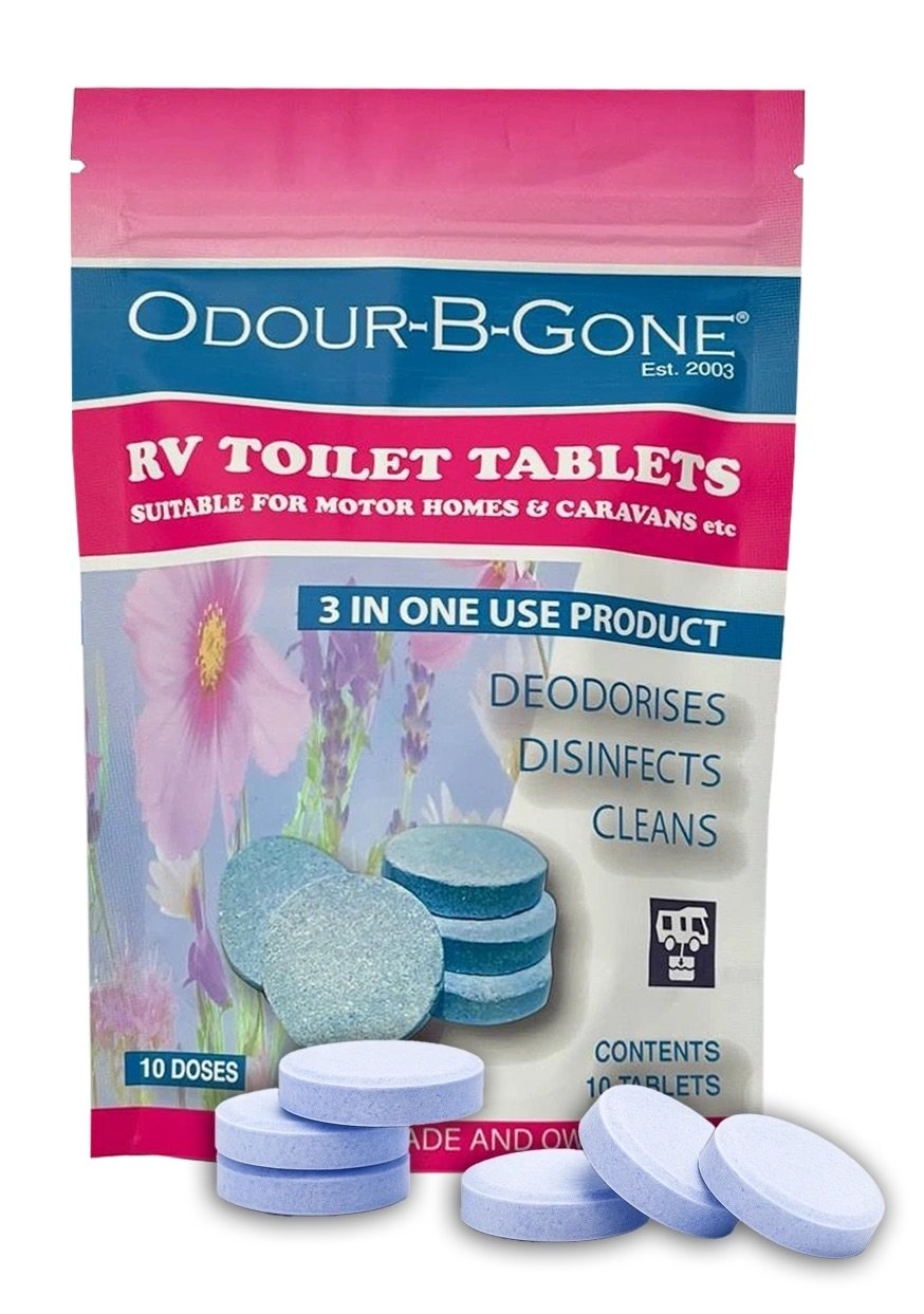 Odour-B-Gone RV Toilet Tablets 8g Qty 10