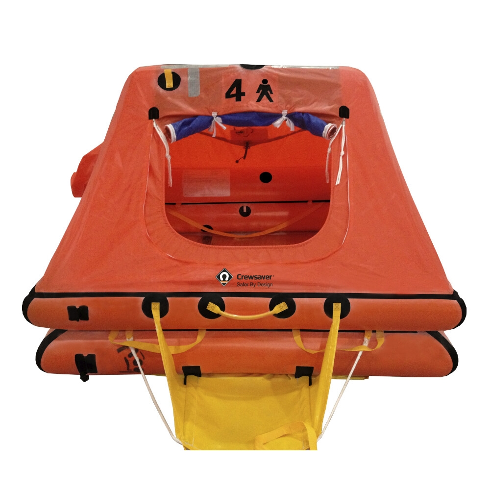 Crewsaver 4-Man ISO Ocean Inshore Life Raft Under 24hr Container