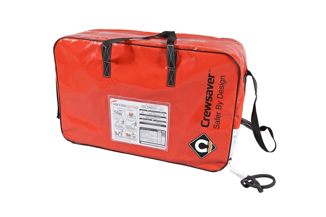 Crewsaver 8-Man ISO Ocean Inshore Life Raft Under 24hr Container