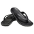 Crocs Crocband Flip Jandals Black/Slate Grey Mens US14