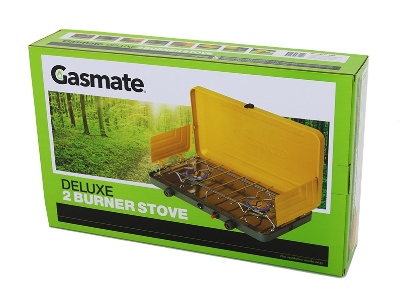 Gasmate 2 Burner Deluxe LPG Stove
