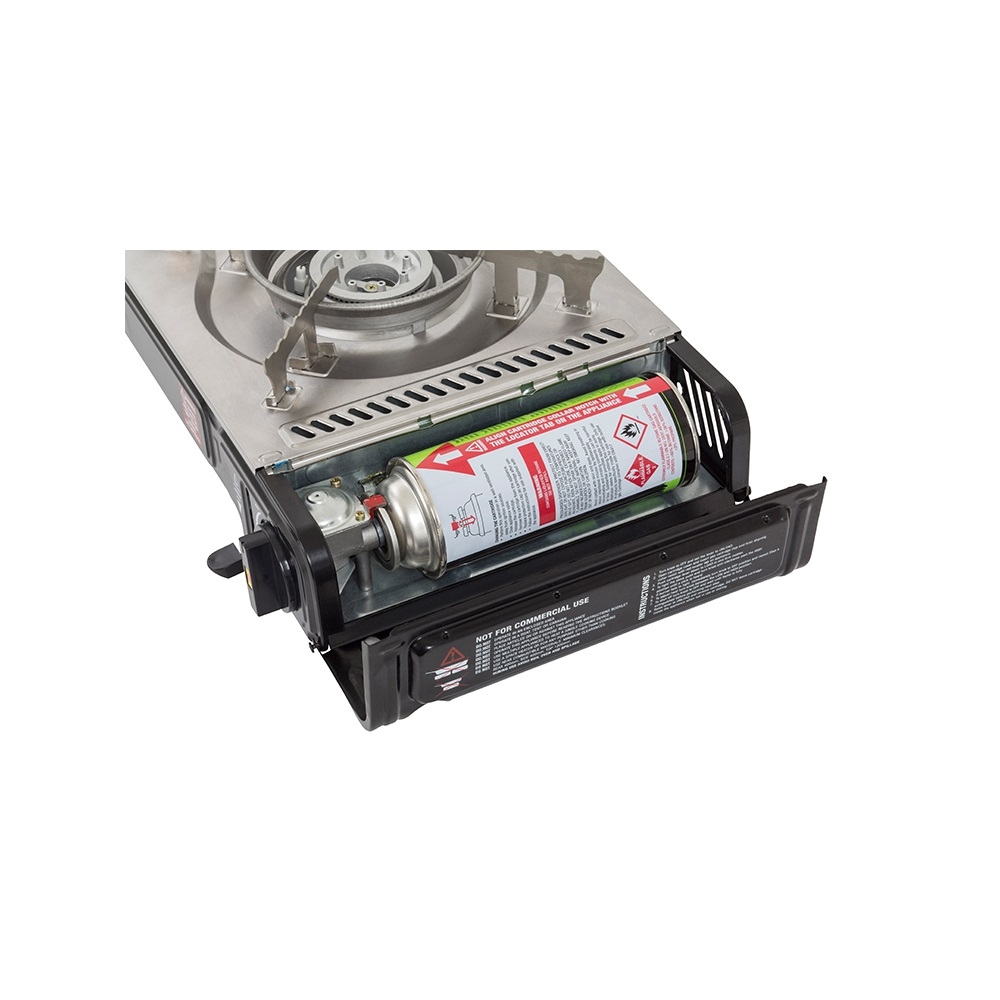 Gasmate Travelmate II Deluxe Twin Stove with Hotplate - Returned Unit