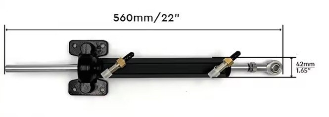 Hydraulic Steering System for Diesel Inboard Engines 150hp Boats Up To 11m 36ft 
