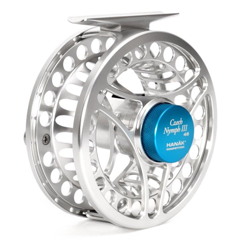 HANAK Competition Czech Nymph III 46 Reel with 50m Backing Silver/Blue