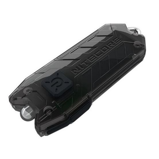 NITECORE Tube V2 LED Key Chain Flashlight Black 55 Lumen