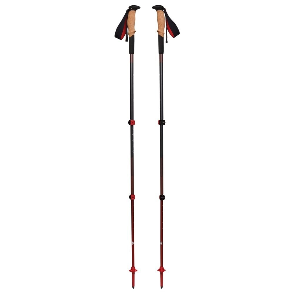 Black Diamond Pursuit Shock Trekking Poles Steel Grey/Octane M/L