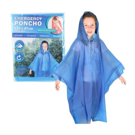 Wildtrak Emergency Waterproof Vinyl Poncho Child